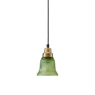 zdjęcie Zielona lampa wisząca retro szklana Emmi 12cm